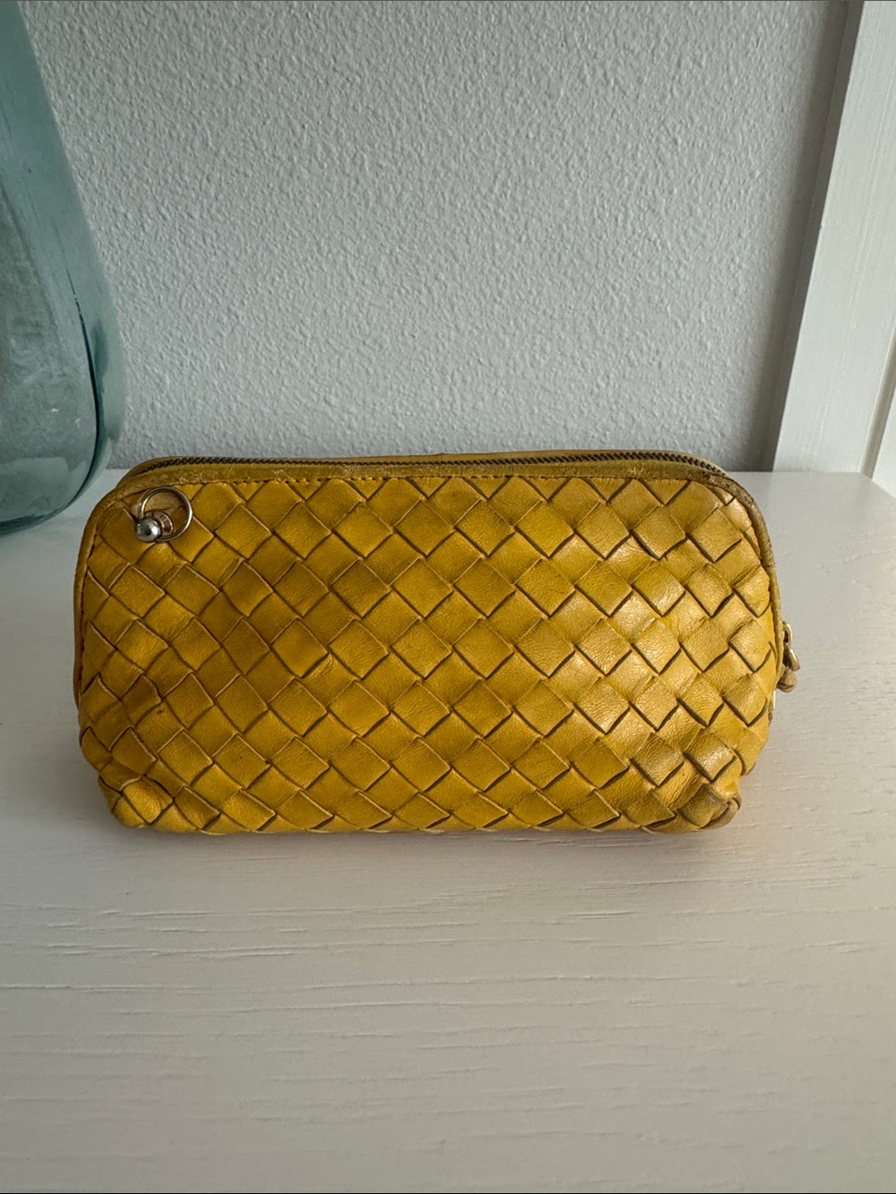 Bottega Veneta Yellow Clutch Pouch